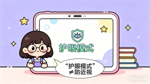 记住了！学习机里的“护眼模式”≠防近视